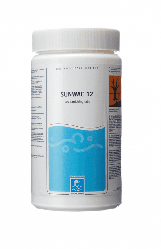 SpaCare Sunwac 12, 100 klor tabletter