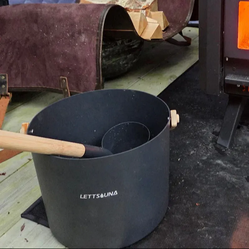 Vannbøtte og øse Lettsauna