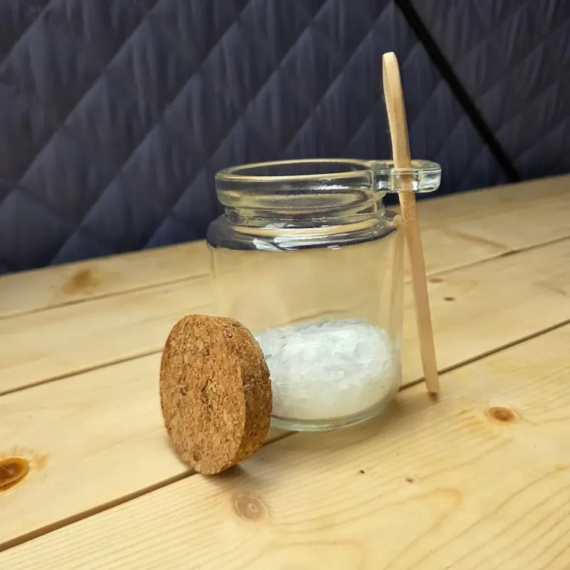 Krukke m/skje og lokk